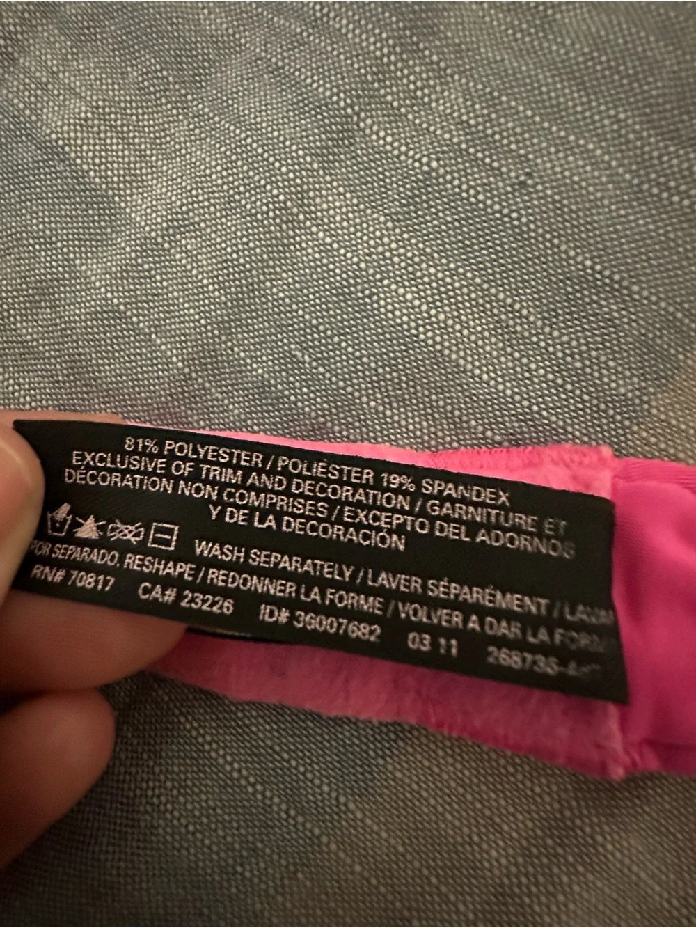Victoria's Secret Neon Pink Push-Up Bra